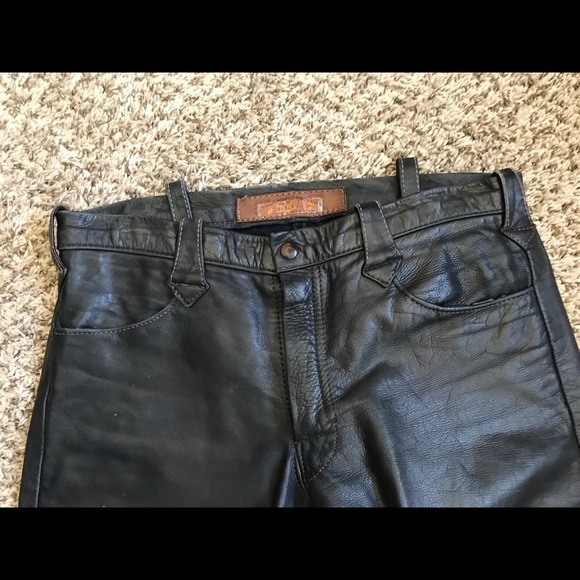 Rare East West Musical Instruments Leather Pants - Picture 2 of 12